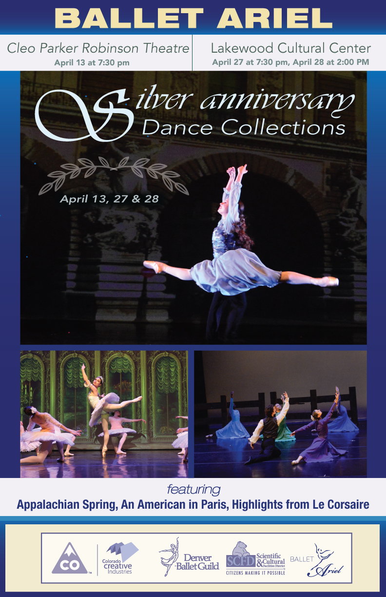 Ballet Ariel's 25th Anniversary performance poster
